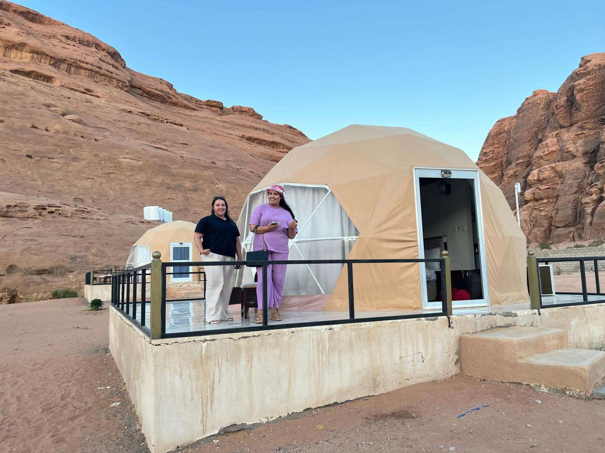 Magic Mountain Camp Lejlighed Wadi Rum Eksteriør billede